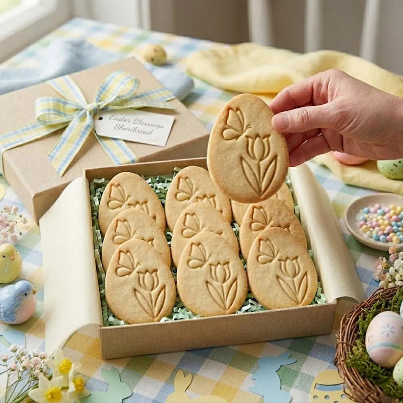 Personalized Cross with Flowers Cookie Cutter Stamp, Easter Day Gifts, Bunny Easter, Easter Baking, Rabbit Cookie, Rabbit Clay Cutter