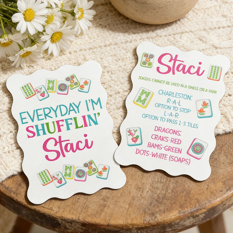 Personalized Mahjong Tile Shufflers Mahjong Accessories Custom Mahjong Gifts Mahjong Shuffler Mahjong Lover Gift Mahjong Gift