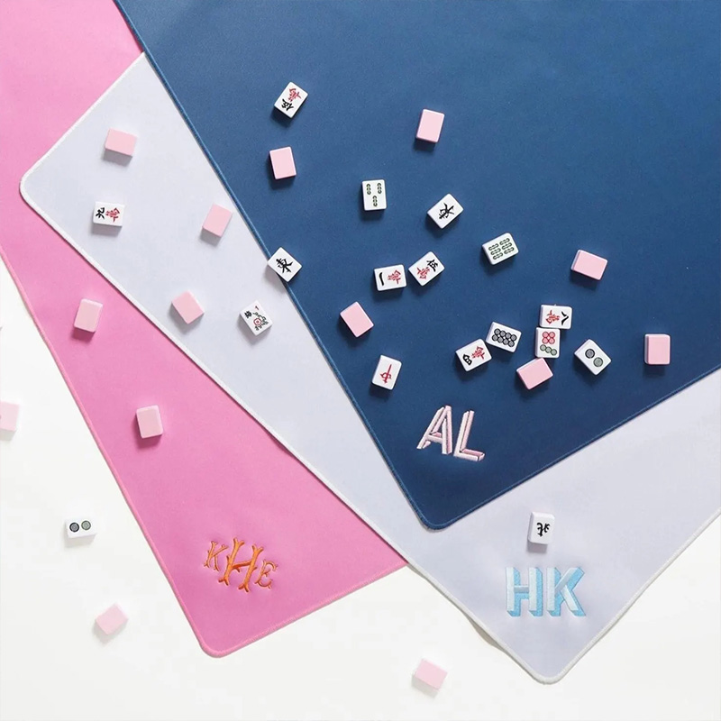 [Copy]Personalized Golf Themed Mahjong Mat, Custom Golf Mahjongg Table Pad, Gift for Golf and Mah jong Lovers