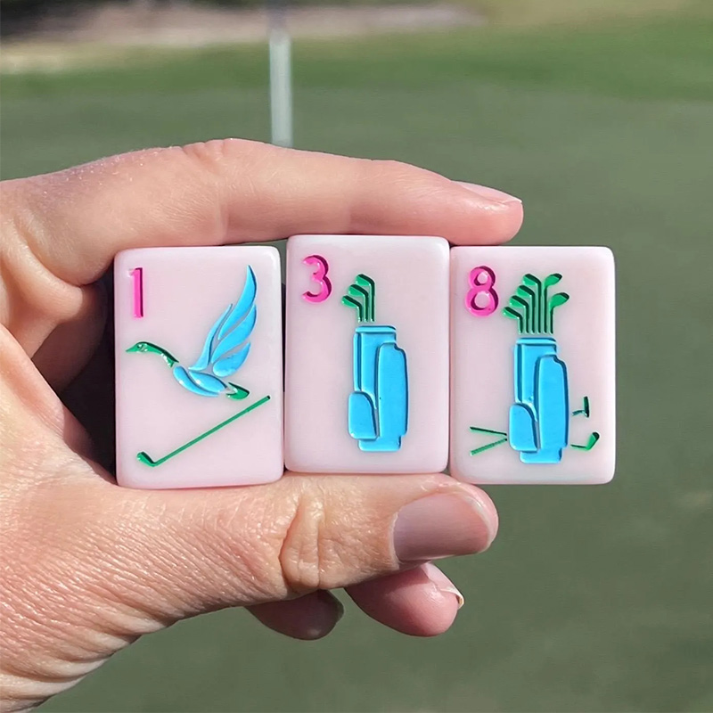 [Copy][Copy]Personalized Golf Themed Mahjong Mat, Custom Golf Mahjongg Table Pad, Gift for Golf and Mah jong Lovers