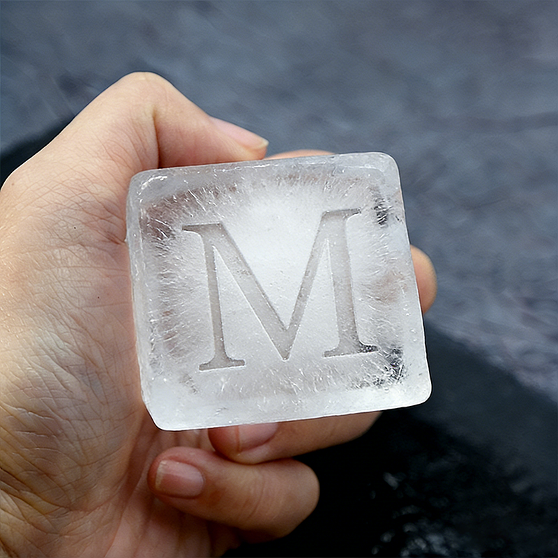 Personalized Copper Ice Cube Stamp Whiskey Stamp Ice Stamp Custom Bar Stamp Brass Mold for Ice  Business Logo Stamp Ice Stamp Custom