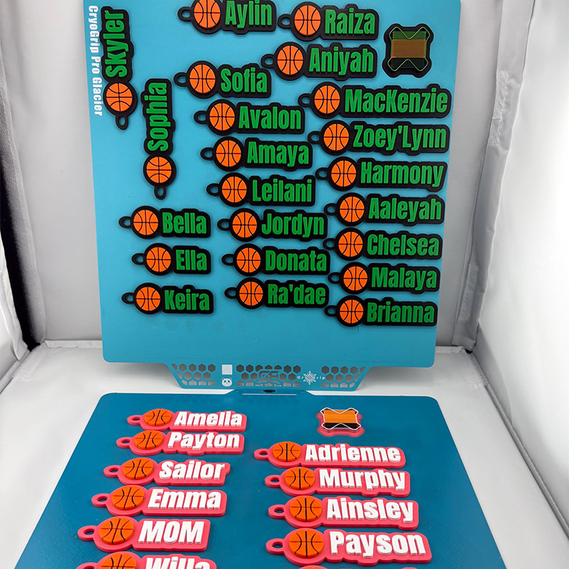 Personalized Basketball Name Keychain Backpack Tags Bag Tag Custom 3D Printed Team Gift End Of Season Gift Great Youth Basketball Gift