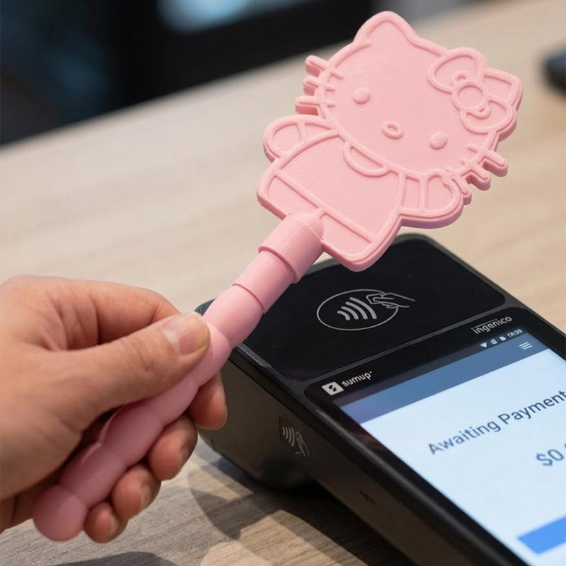 Hello Kitty Pay Wand – Adjustable Credit Card Holder for Payments
