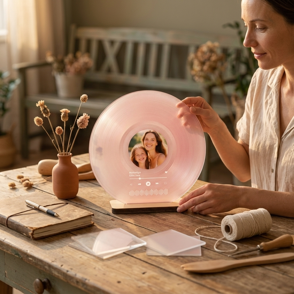 Personalized Mother's Day Record Photo Ornaments Custom Phote Capture Heartwarming Moments Gift for Mom