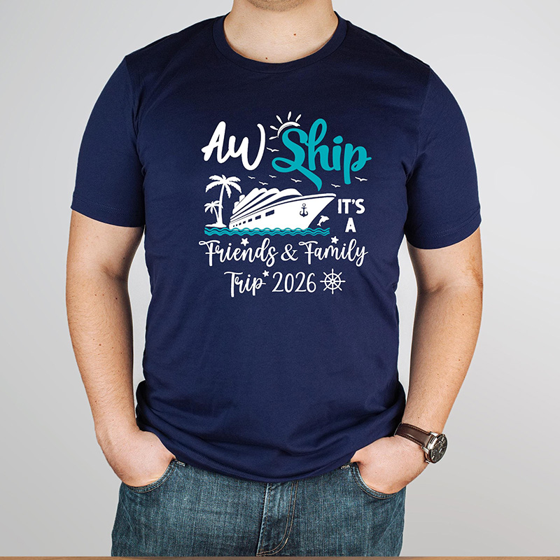 Personalized Family Cruise Trip Shirt Custom Matching Cruise Tees with Names Gift Family Vacation Tee Gift for Family Travel