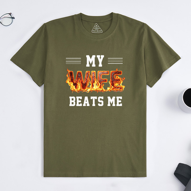 Personalized My Wife Beats Me Shirt Vintage Husband And Wife Shirts Husband Shirt For Men Funny Husband Shirt Funny Husband Gift