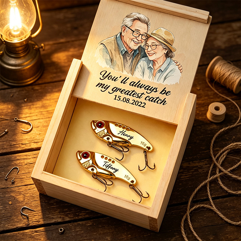 Personalized You Are My Greatest Catch Couple Custom Fishing Lure