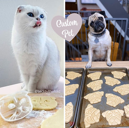 Personalized Pet Dog Photo Cookie Cutter Birthday Pet Portrait Cookie Cutter | Pet Party Gift