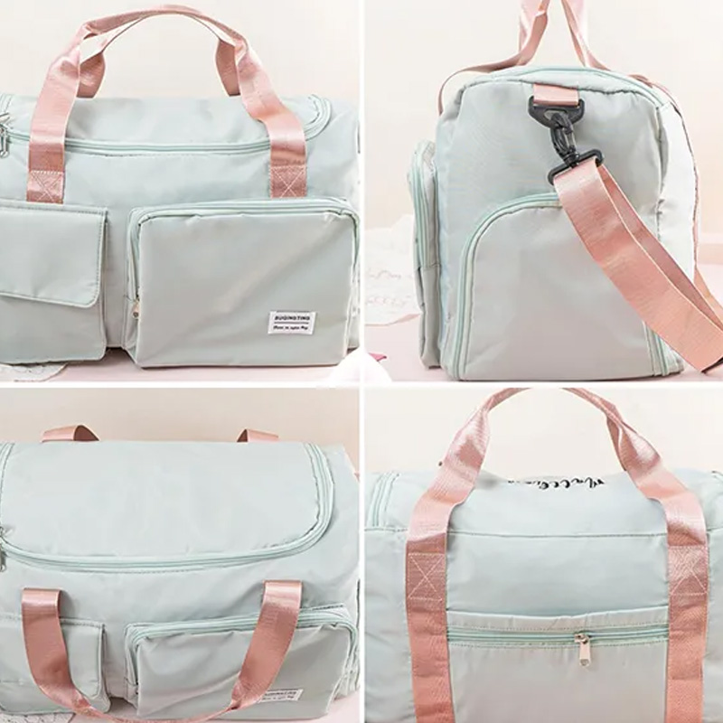 Personalized Duffle Bag Name Gym Bag with Shoulder Strap Multiple Compartments Birthday Christmas Gift for Fitness Lovers