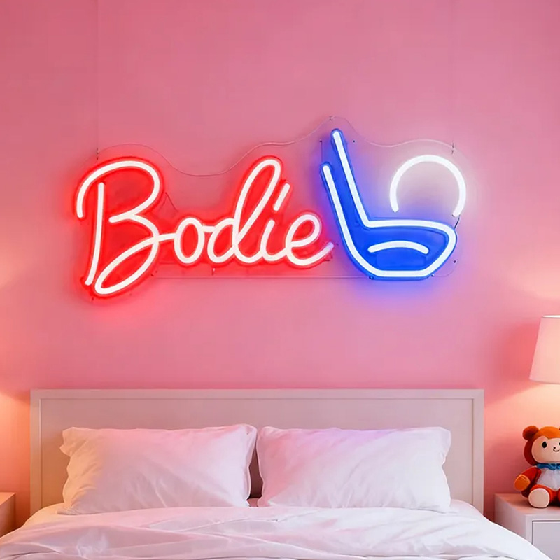 Personalized Golf Neon Sign with Custom Name for Golf Enthusiasts