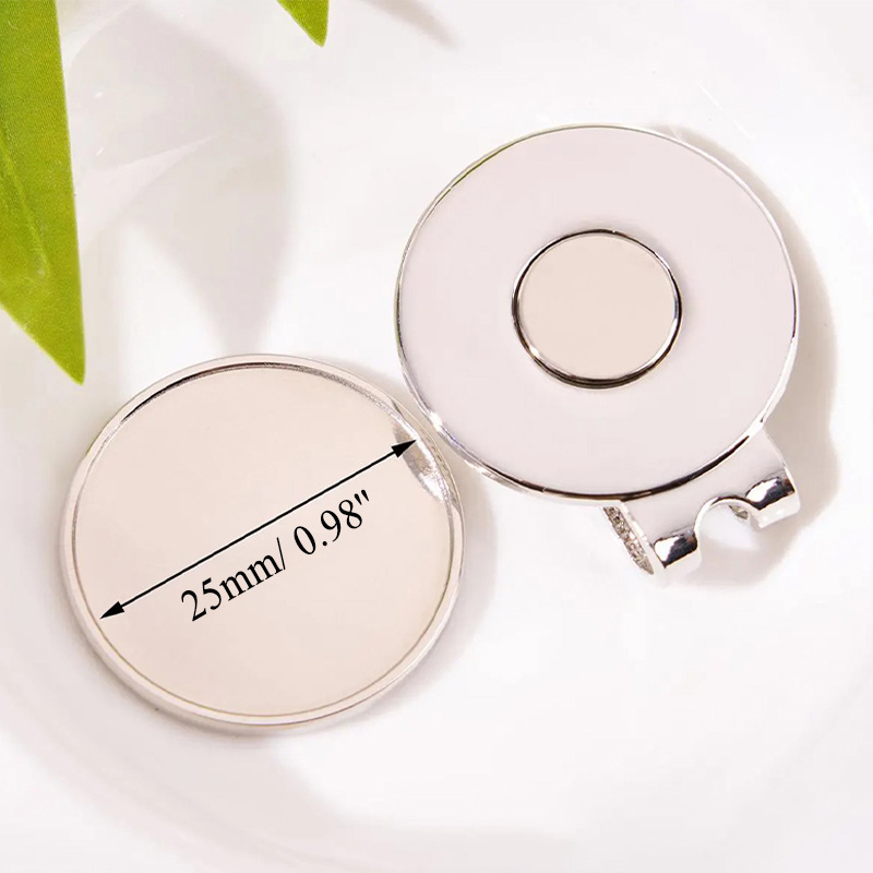 Personalized Golf Ball Marker Magnetic Hat Clip with Name 