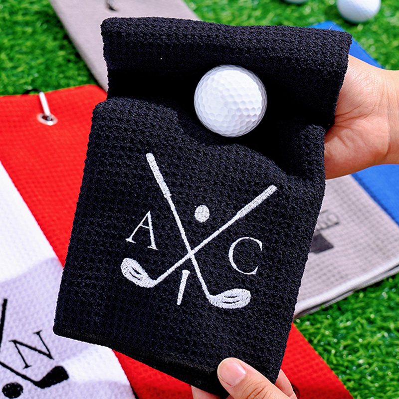 Personalized Golf Towel with Custom Name and Unique Custom Designs