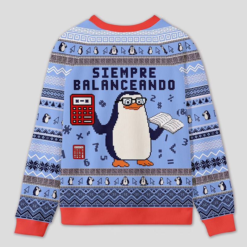 Personalized Finance Golden Goose Parody Ugly Sweater Office Holiday Party Gift for Accountants