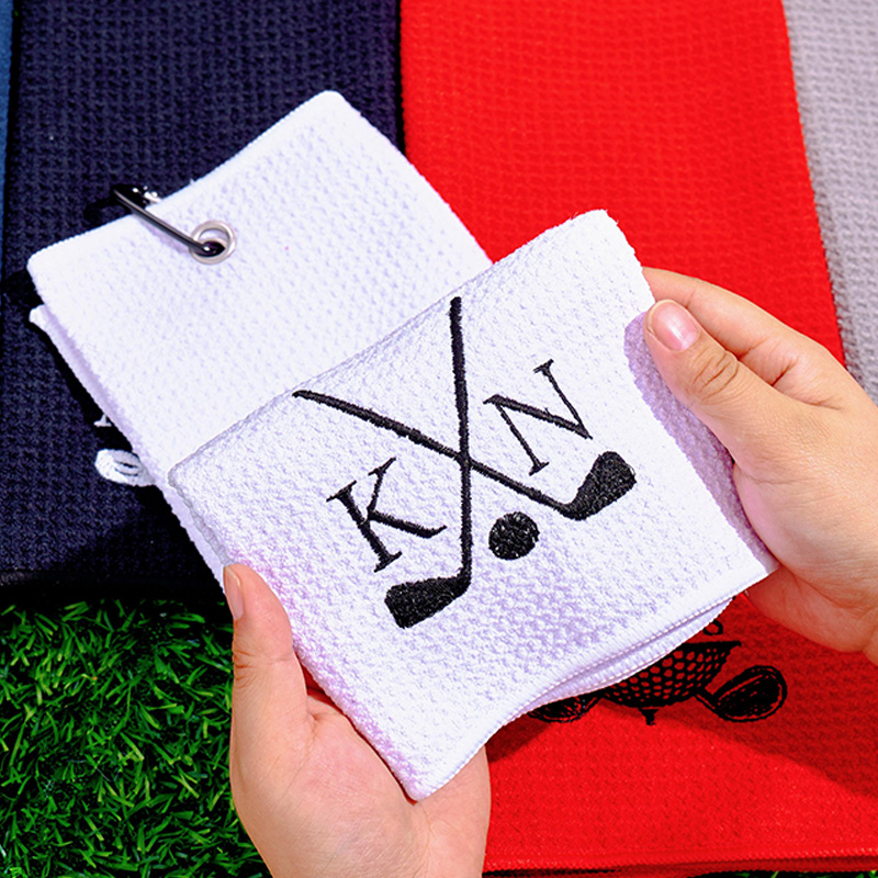 Personalized Golf Towel with Custom Name and Unique Custom Designs