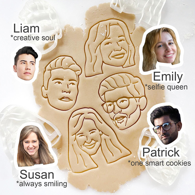 Personalized Face Photo Cookie Cutter Funny Cookie Gift Wedding Gift Custom Face Photo Gift Face Cookie Cutter Valentine's Day Gift 