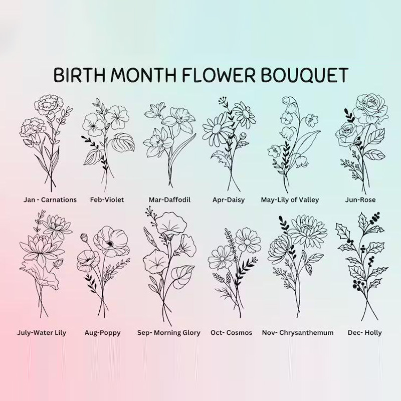 Personalized Birth Flower Horse Silicone Band Laser Engraved Watch Compatible for Horse Riding Equestrian Lover