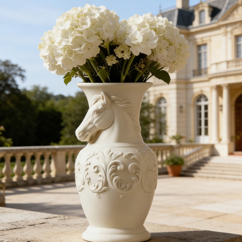 Personalized Stallion Vase 3D Print Horse Sculpture Planter Farmhouse Gift for Equestrian Riding Lovers