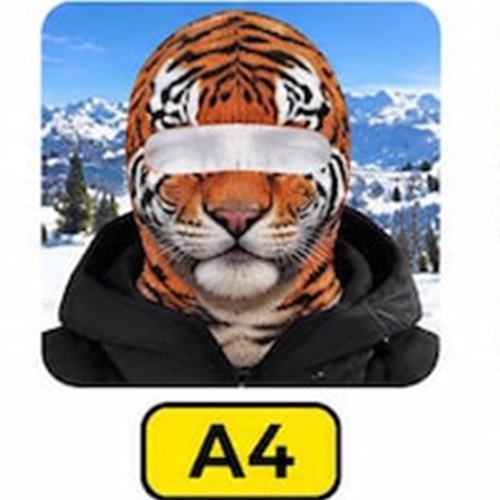 Funny Face Pets Ski Mask, Personalized Ski Balaclava Mask, Novelty Face Mask for Snowboarding, Gift for Ski Lovers