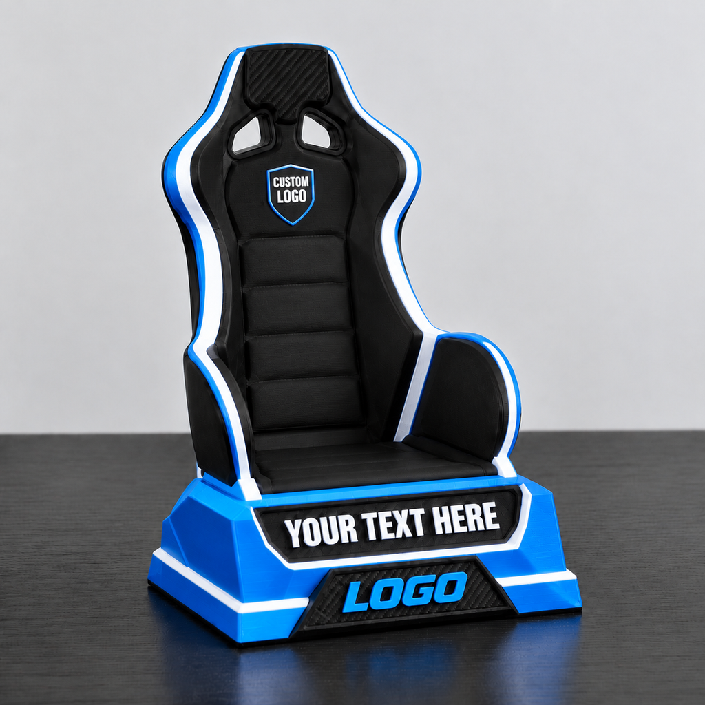 Formula 1 Racing Seat Style Card Display Stand, Compatible with Standard PSA Graded Slabs & Racing Trading Cards