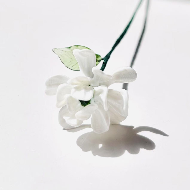 Personalized Glass Birthday Flowers Mother's Day Gifts Handcrafted Birth Flowers