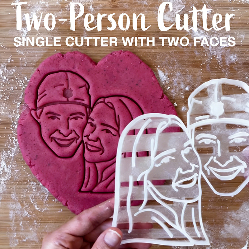 Personalized Face Photo Cookie Cutter Funny Cookie Gift Wedding Gift Custom Face Photo Gift Face Cookie Cutter Valentine's Day Gift 