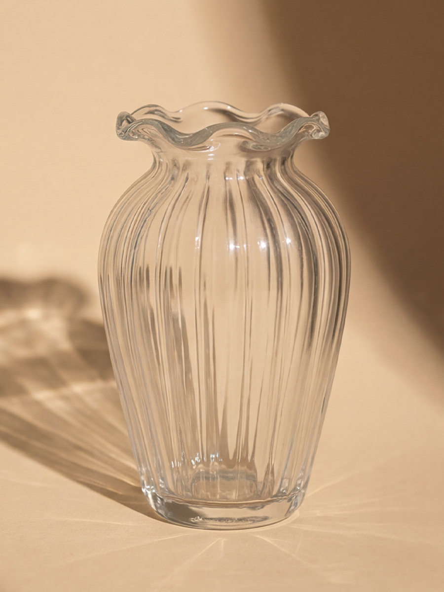 Mini Glass Birth Month Flower Matching Vase