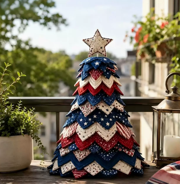 DIY Quilted Christmas Sewing Kit, Fabric Patchwork Beginner Holiday Craft Gift for Home Decor Christmas Holiday Decor