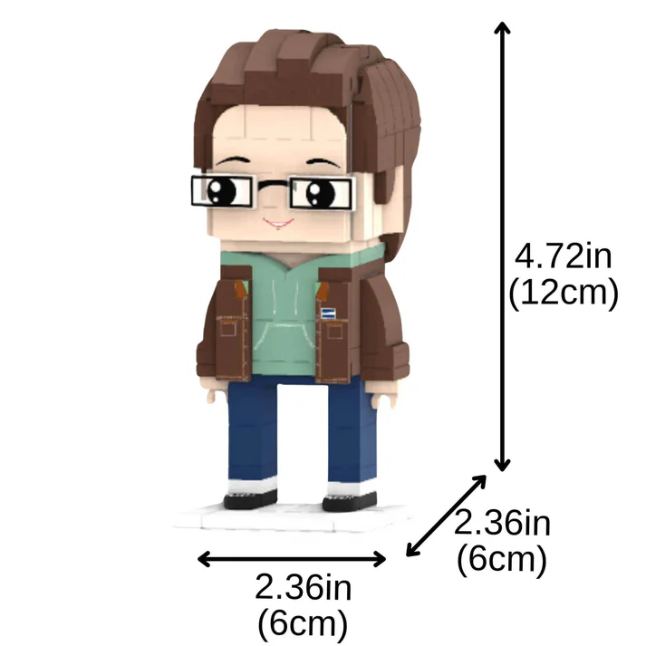 [Copy]Personalized Photo Standing Gym 3D Printed Cross Fit Figurine Brick Athlete Gift for Coach Trainer Gym Lover