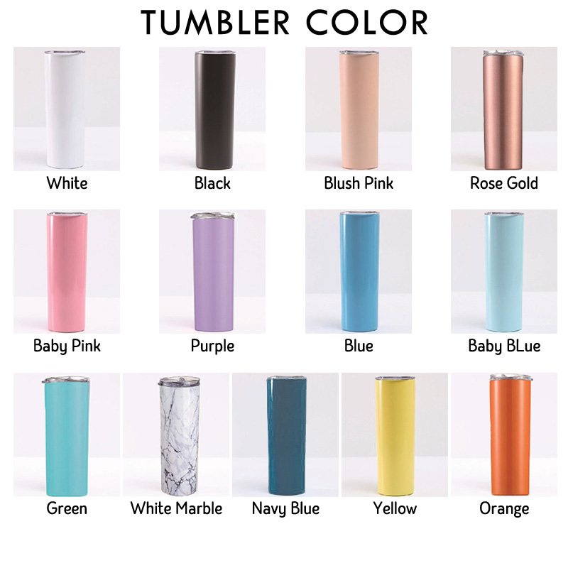 Personalized Bridesmaid 20oz Skinny Tumbler with Lid and Straw Wedding Bride Name with Heart Tumbler Maid of Honor Bachelorette Party Gift for Her