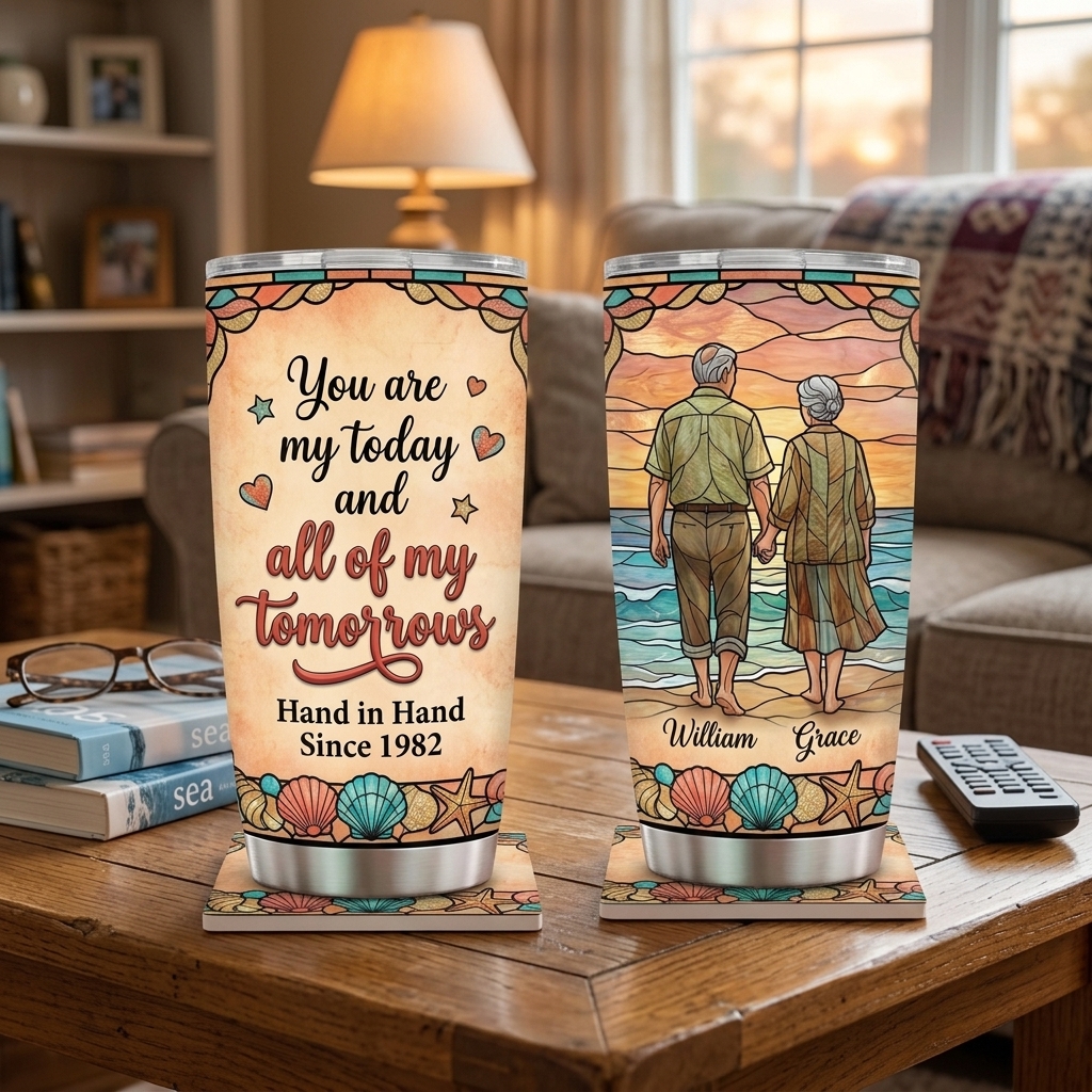 Personalized to Wife Tumbler 