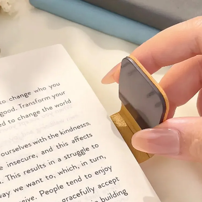 Personalized Horse PU Leather Magnetic Bookmark Clip with Name Daily Use Birthday Gift for Book Lovers Riding Lovers Equestrian Lovers