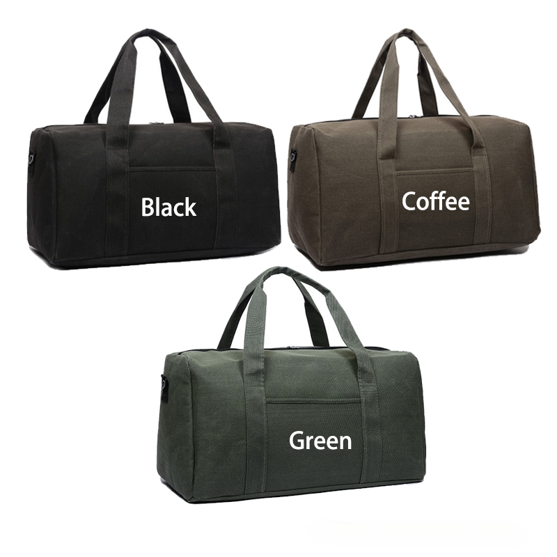 Personalized Canvas Duffle Bag for Firefighter Customized Weekender Bag Luggage Bag Gift For Fireman