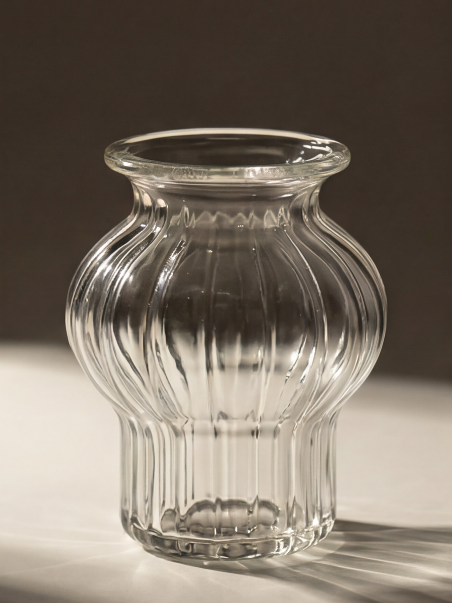 Mini Glass Birth Month Flower Matching Vase