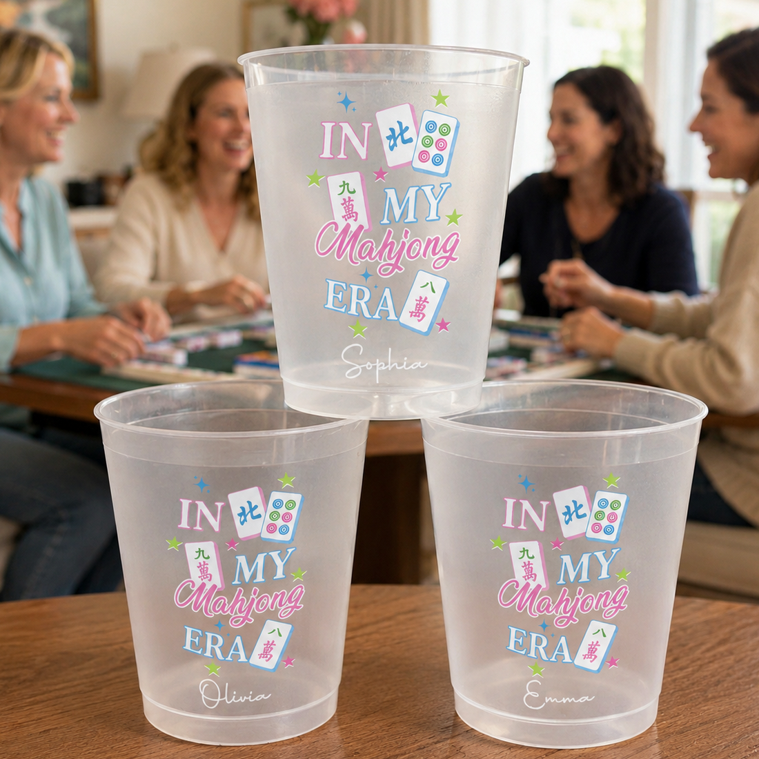 Personalized Frosted Cups In My Mahjong Era Gift For Mahjong Lovers
