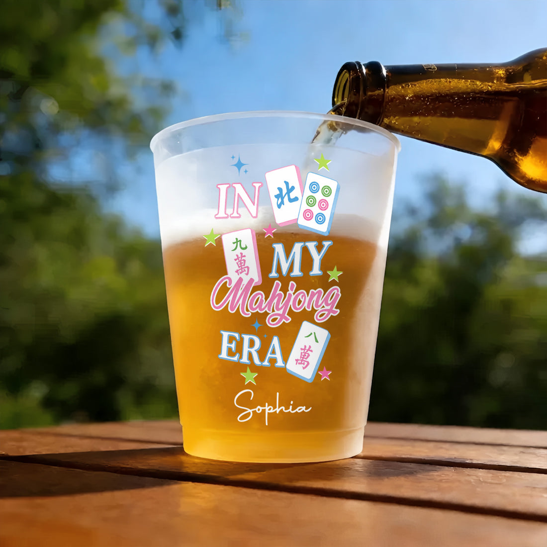 Personalized Frosted Cups In My Mahjong Era Gift For Mahjong Lovers