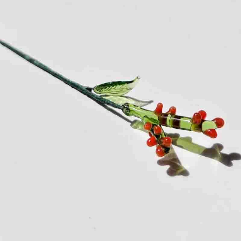 Personalized Glass Birthday Flowers Mother's Day Gifts Handcrafted Birth Flowers