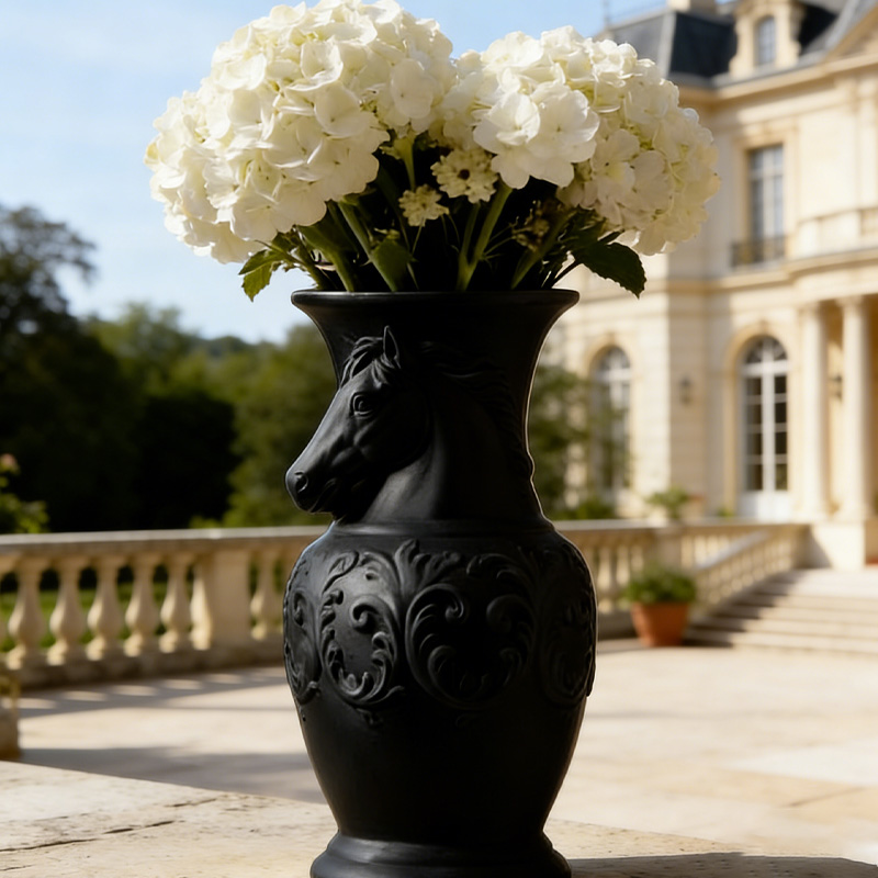 Personalized Stallion Vase 3D Print Horse Sculpture Planter Farmhouse Gift for Equestrian Riding Lovers