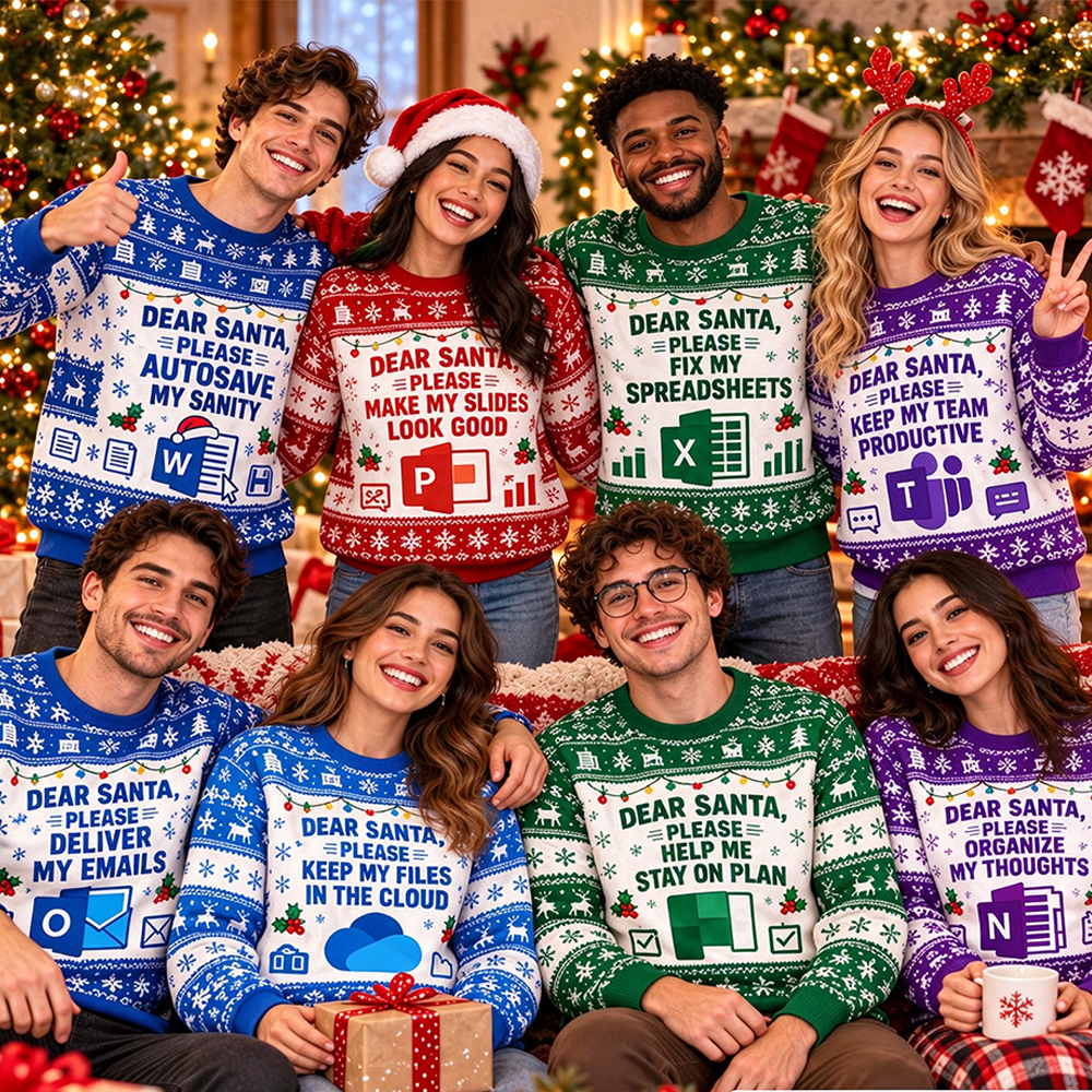 Matching Office Christmas Sweatshirts, Funny Ugly Christmas Sweater for Coworkers, Office Holiday Party Outfit, Personalized Work Gift 2026