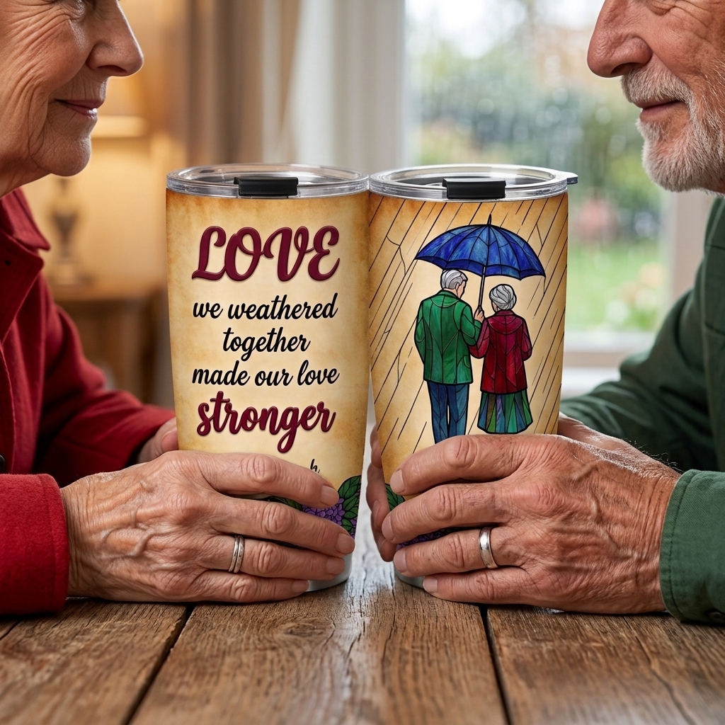 Personalized  Working Together for Many Years Tumbler for Couple Old Couple Anniversary Gift  for Couple 20OZ  Tumbler with Name Gift for Wife Husband You're My Today and All My Tomorrows Tumbler for Wife