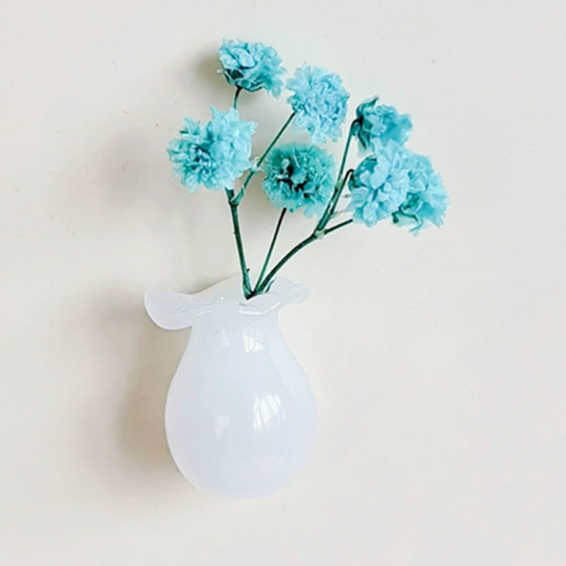 Personalized Handmade Ceramic /Glass Mini Vase Fridge Magnets Refrigerator Magnets for Kitchen
