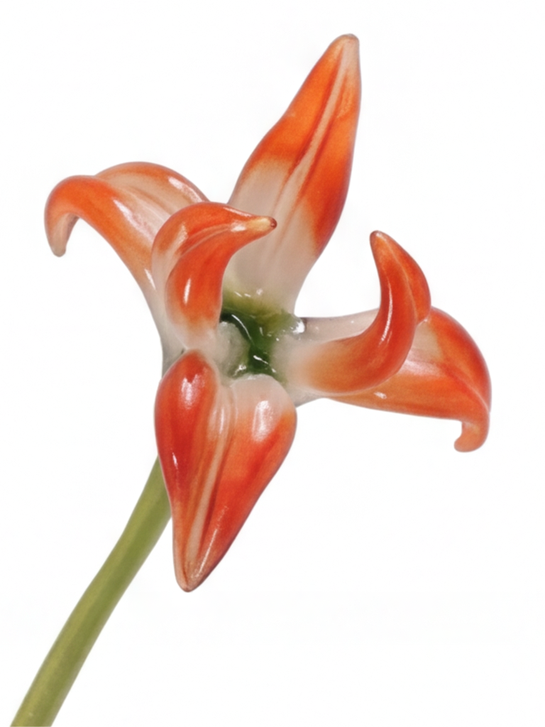 Personalized Glass Birth Month Flower Birth Flower Gift Hand Blown Spring Flower Glass Flower Bouquet Valentine's Day Gift For Her Home Decor-1