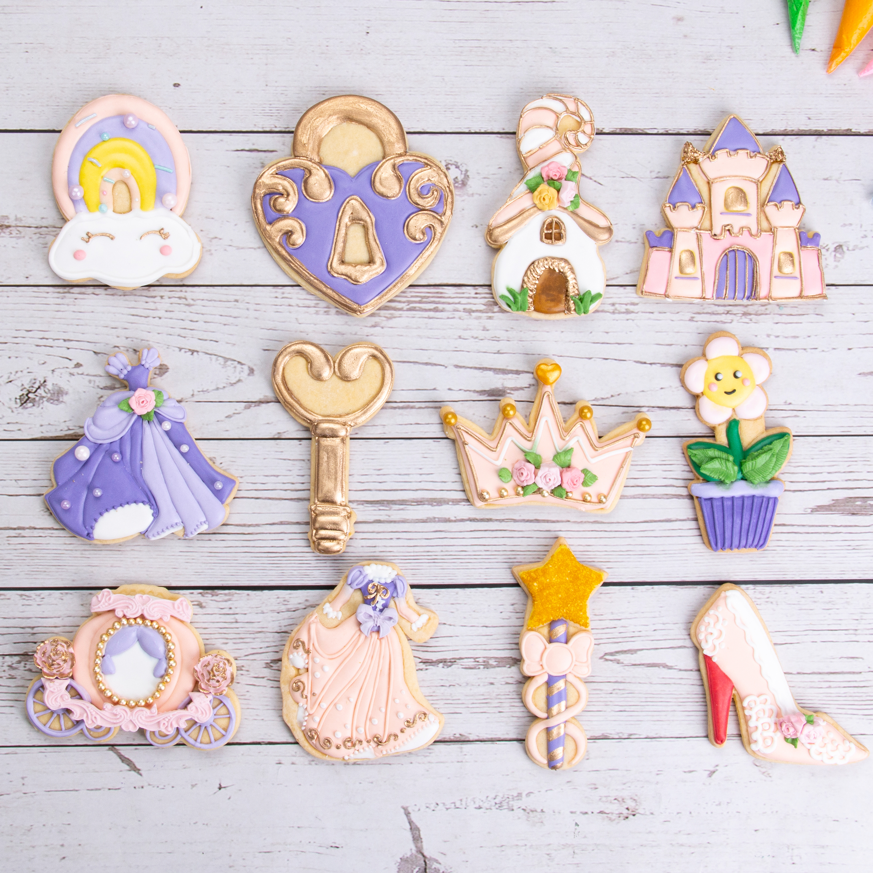 Princess Fairy Tale Style Cookie Cutters Cookie Stamp Cookie Molds Home Cookie Cutters