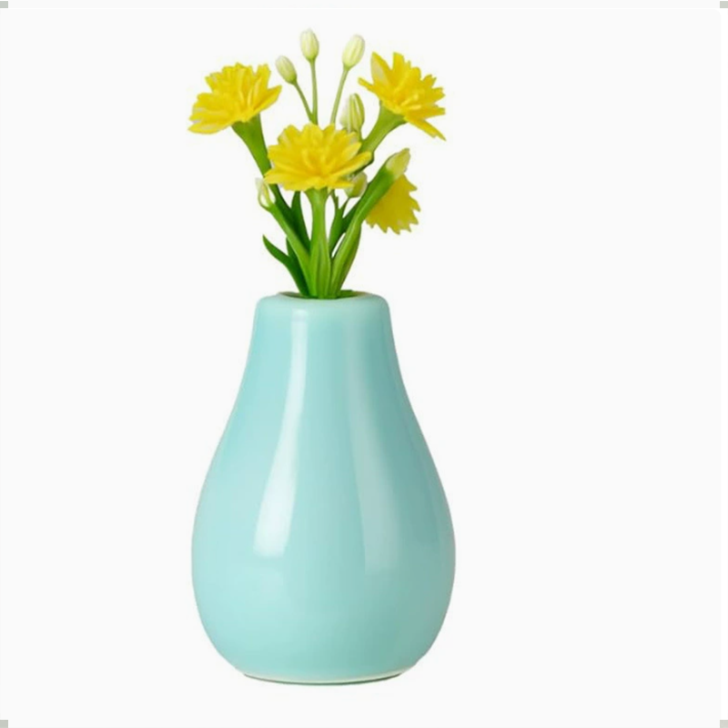 Personalized Handmade Ceramic /Glass Mini Vase Fridge Magnets Refrigerator Magnets for Kitchen