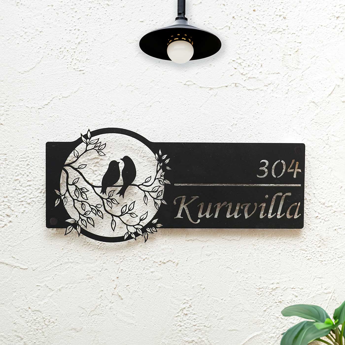 Personalized Couple Photo Metal House Number Sign Personalized Family Name Door Plaque For Home Address Decor And Housewarming Gifts