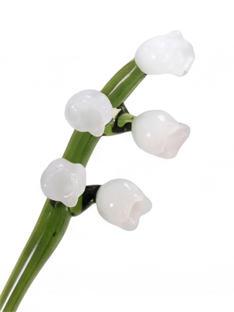 Personalized Glass Birth Month Flower Birth Flower Gift Hand Blown Spring Flower Glass Flower Bouquet Valentine's Day Gift For Her Home Decor-1