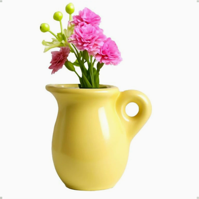 Personalized Handmade Ceramic /Glass Mini Vase Fridge Magnets Refrigerator Magnets for Kitchen