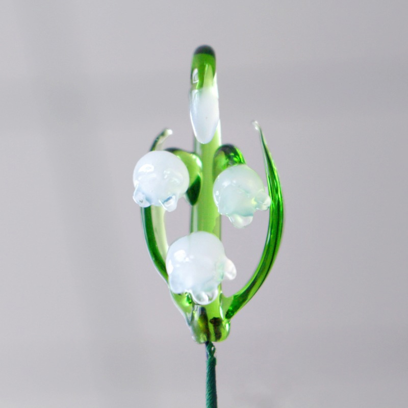 Personalized Glass Birthday Flowers Mother's Day Gifts Handcrafted Birth Flowers