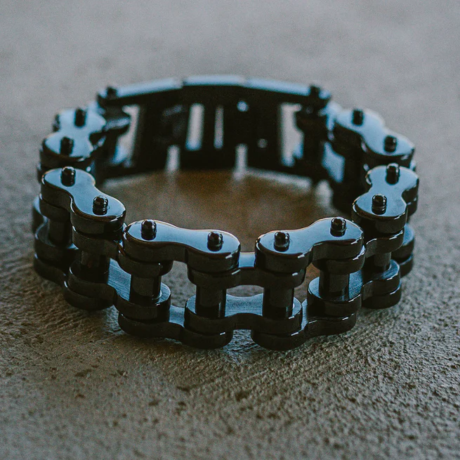 Vintage Men Stainless Steel Motorcycle Chain Bracelet Punk Hip Hop Biker Bike Link Wrist Bangle Jewelry 5 Colors Available
