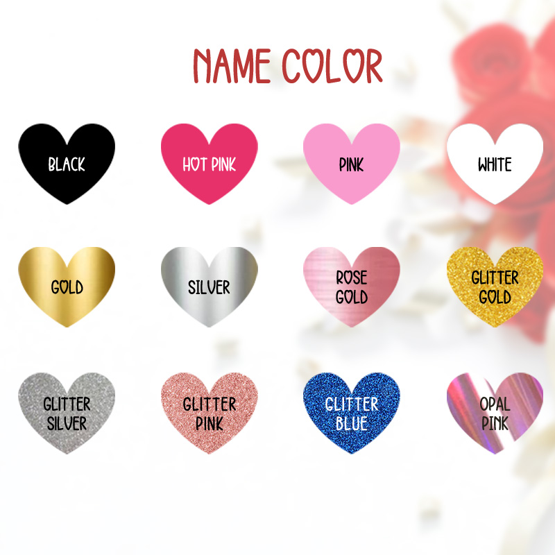 Personalized Bridesmaid Name and Title Robes Custom Bride Name with Heart Wedding Dressing Gown Maid of Honor Bachelorette Party Bridal Shower Gift