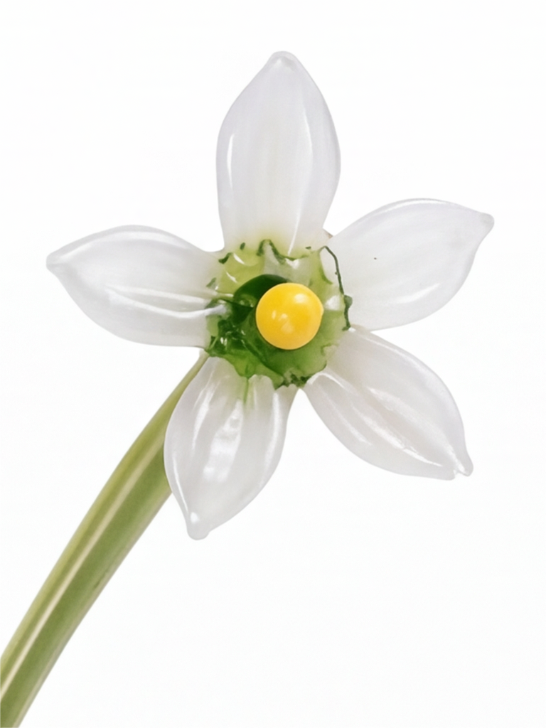 Personalized Glass Birth Month Flower Birth Flower Gift Hand Blown Spring Flower Glass Flower Bouquet Valentine's Day Gift For Her Home Decor-1